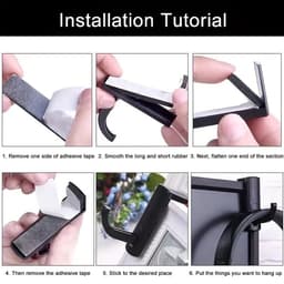 4 Stuks - Koptelefoonhouders - 8*2.5*7.6 cm - Headset Houder - Koptelefoon Haak - Koptelefoon Standaard - Headset Hanger - Zwart - Kunststof - Antislip - Zelfklevend - Koptelefoon Houder voor Bureau — thumbnail 2