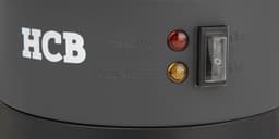 HCB® - Professionele Horeca Percolator - 8,7 liter - 55 kopjes - zwart - 230V - RVS / INOX Perculator - Elektrisch koffiezetapparaat - Volautomatische koffiemachine - 25x30x50.5 cm (DxBxH) - 2.70 kg - 1352 — thumbnail 4