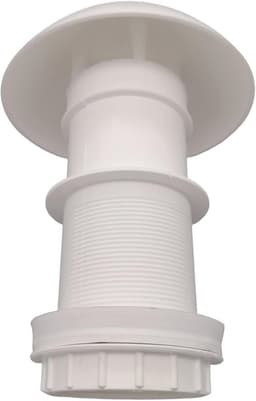 Dakhaard ventilator voor open haard - 60 mm -70 ° MAX wit — thumbnail 2