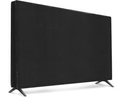 kwmobile tv hoes voor 32" TV cover - Beschermhoes voor televisie - Voor binnengebruik - Tegen vuil en stof - In zwart