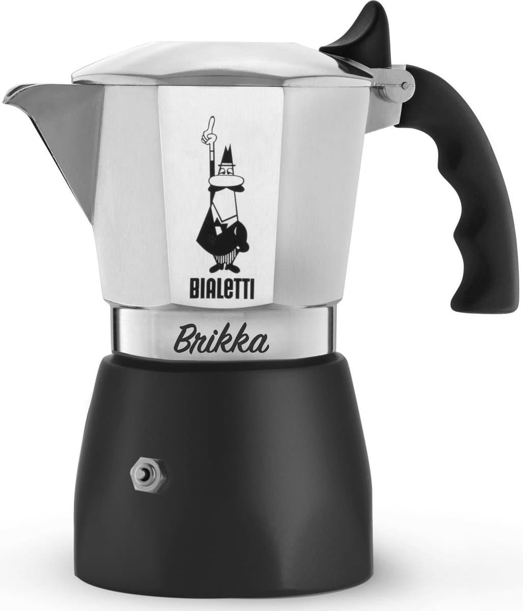 Bialetti Brikka - Percolator - 4 kops - Aluminium — afbeelding 1