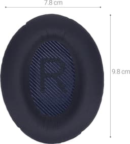 kwmobile 2x oorkussens geschikt voor Bose Quietcomfort 35 35II 25 15 / QC35 QC35II QC25 QC15 - Earpads voor koptelefoon in donkerblauw — thumbnail 5