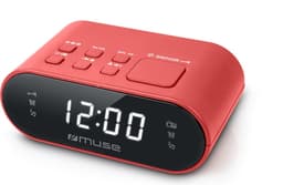 Muse M-10RED - Compacte wekkerradio - voorkeuzezenders - dimbaar display - sleep / snooze - back-up batterij — thumbnail 1