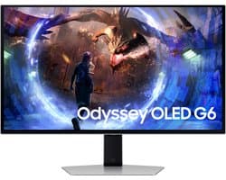 Samsung Odyssey G6 LS27DG602SUXEN - QHD - OLED - 0.03 ms - 360 Hz - 27 inch — afbeelding 1