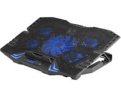 Laptop Stand with Fan NGS GCX-400 GCX-400 17" LED Black Blue