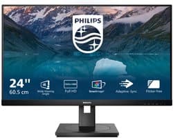 Philips S Line 242S9JML - Full HD Monitor - USB-hub - Verstelbaar - 24 inch — thumbnail 1