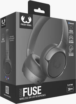 Fresh ‘n Rebel Code Fuse – Draadloze on-ear koptelefoon - Bluetooth - 30 uur Speeltijd - Zwart - Storm Grey — thumbnail 3