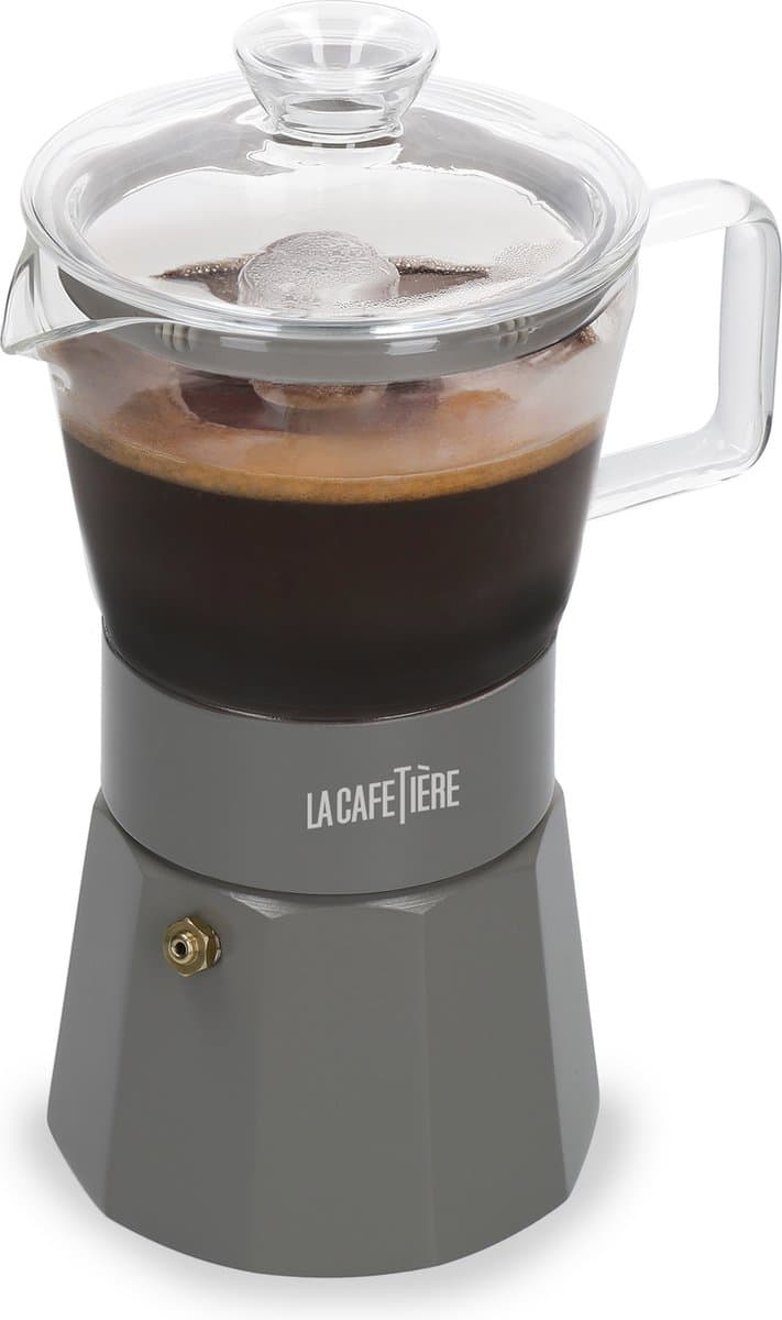 Espresso Maker, 6 Cups, 0.29 L, RVS, Glas, Latte - La Cafetière | Verona — afbeelding 1