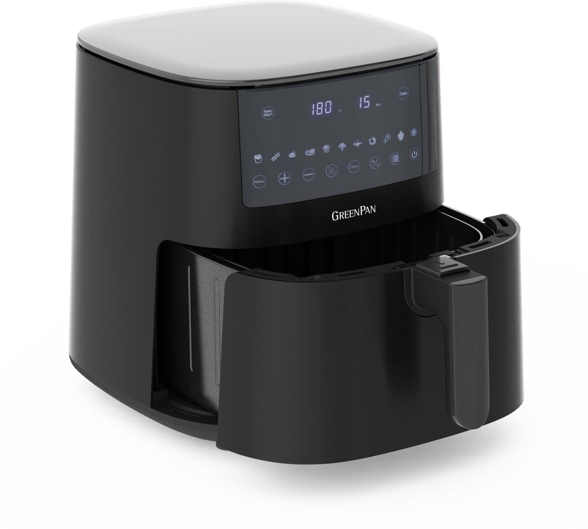Greenpan Bistro XL Airfryer - 7,2l - 11 programma's - Digitale led-display met aanraakscherm - PFAS-vrij - Vermogen: 1650W — afbeelding 1