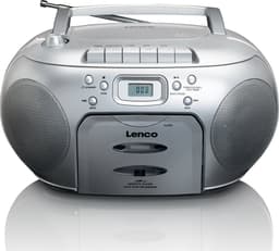Lenco SCD-420SI - Draagbare radio CD speler met MP3 optie en koptelefoon - Zilver — thumbnail 3