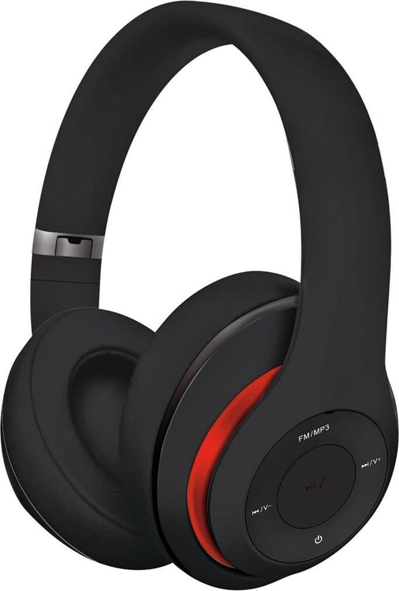Freestyle FH0916B - Bluetooth headset met FM Radio en TF card support, Zwart — afbeelding 1