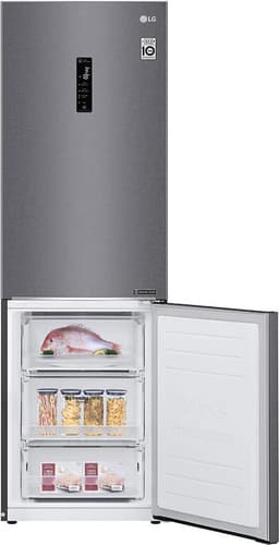 LG GBB61DSHMN Koel/vries combinatie Rvs Vrijstaand — thumbnail 3