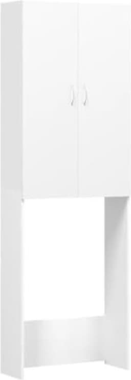 Wasmachine Ombouw - Wasmachine Meubel - Wasmachine Kast - Wit — thumbnail 2