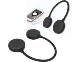 Bluetooth Speaker met Nekband – Lichtgewicht Draadloze Draagbare Speaker, Stereo Handsfree Bluetooth Speaker met Microfoon voor Thuis (Zwart)