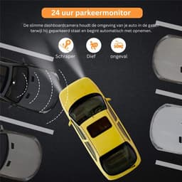 ApexArte® Dashcam voor Auto - Dualdashcam Voor en Achter - Full HD - Zwart — thumbnail 4