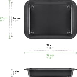 Ovenschaal set / casserole - ovenschotels, Geschikt voor oven & airfryer - Vaatwasmachinebestendig / bakvormen - Ovenbraadpan — thumbnail 5