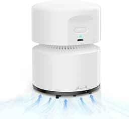 Mini Tafelstofzuiger - USB Oplaadbaar, 120 Minuten Looptijd, Sterke Zuigkracht, 360 Draaibaar voor School en Kantoor — thumbnail 1