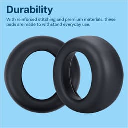 Vervangende Oorkussens voor Sony PlayStation 5 Pulse Elite Wireless Hoofdtelefoon PS5 van MMOBIEL – Memory Foam en Protein PU Koptelefoon Oorkussens - Noise Isolation Hoofdtelefoon Earpads – Zwart — thumbnail 5