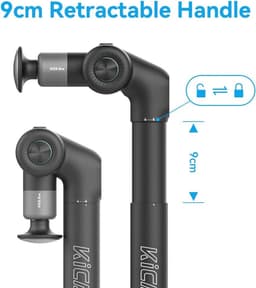 Verstelbaar Massagepistool met 6 Massagekoppen voor Spierontspanning en Pijnverlichting — thumbnail 5