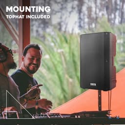 Speaker met Bluetooth - Vonyx VSA500 - 800 Watt - Partybox - 2 draadloze mics - Portable - MP3 - USB - SD — thumbnail 5
