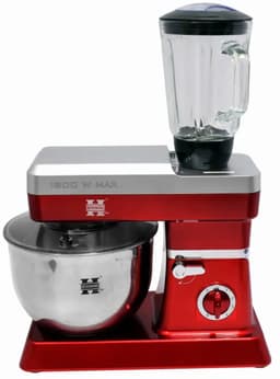 Herzberg Cooking Herzberg Hg-5065: 2 In 1 6,5L Standmixer En 1,7 Blender - 1200W Rood — thumbnail 1