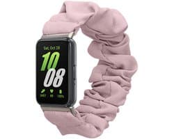 kwmobile elastisch bandje voor smartwatch - geschikt voor Samsung Galaxy Fit 3 - Horlogebandje van katoen - In lavendel