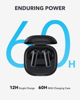 Soundcore P40i Headset Draadloos In-ear Gesprekken/Muziek/Sport/Elke dag Bluetooth Zwart — thumbnail 4