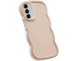 Avizar Snoepetui Geschikt voor Samsung Galaxy A16 4G en A16 5G Schokbestendig, Beige