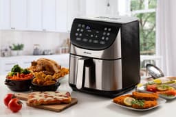 Ariete 4628/00 Enkel 7 l Vrijstaand 1800 W Heteluchtfriteuse Roestvrijstaal — thumbnail 5