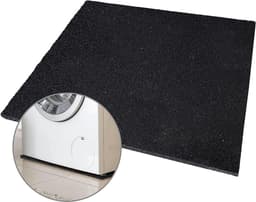 Anti Trillingsmat Wasmachine - en Wasdroger - Geluidsdempende Antislip Mat - Rubber Mat Trillingsdempers - Trillingsdempers wasmachine – Extra dik - Voetjes wasmachine & droger - Wasmachine demper – Anti trillings - vibratie - dempers pads – Antislip — thumbnail 1