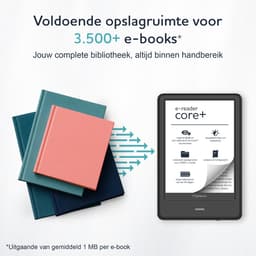 MyStories E-reader Core+ - 6 inch touchscreen - Tot 36GB opslag voor 3.500 ebooks - Schermverlichting - E-book reader - Zwart - Niet compatibel met Kobo Plus abonnement — thumbnail 8