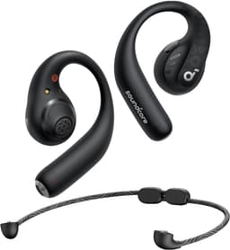 soundcore AeroFit Pro Open-Ear Oordopjes - Met nekband - Zwart — thumbnail 1