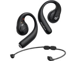 soundcore AeroFit Pro Open-Ear Oordopjes - Met nekband - Zwart