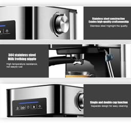 Mila Shop Barista koffiemachine - Koffiemachine - Pistonmachine - Espressomachine - IJskoffie - Latte Macchiato — thumbnail 3