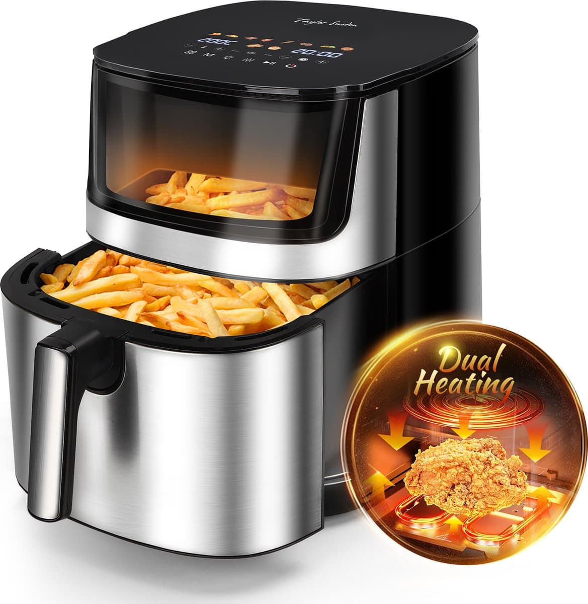 Taylor Swoden Airfryer XXL 8L met Kijkvenster – Heteluchtfriteuse Grote Capaciteit — afbeelding 1