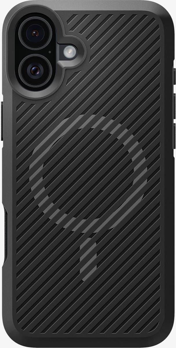 Spigen Core Armor (MagFit) mobiele telefoon behuizingen 17 cm (6.7") Hoes Zwart — afbeelding 1