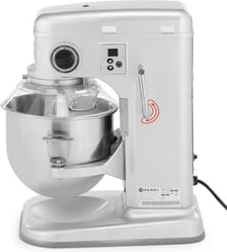 HENDI Planeetmixer – 7L – Zilver – 3 snelheden – Veiligheidsfuncties – Digitaal bedieningspaneel — thumbnail 1
