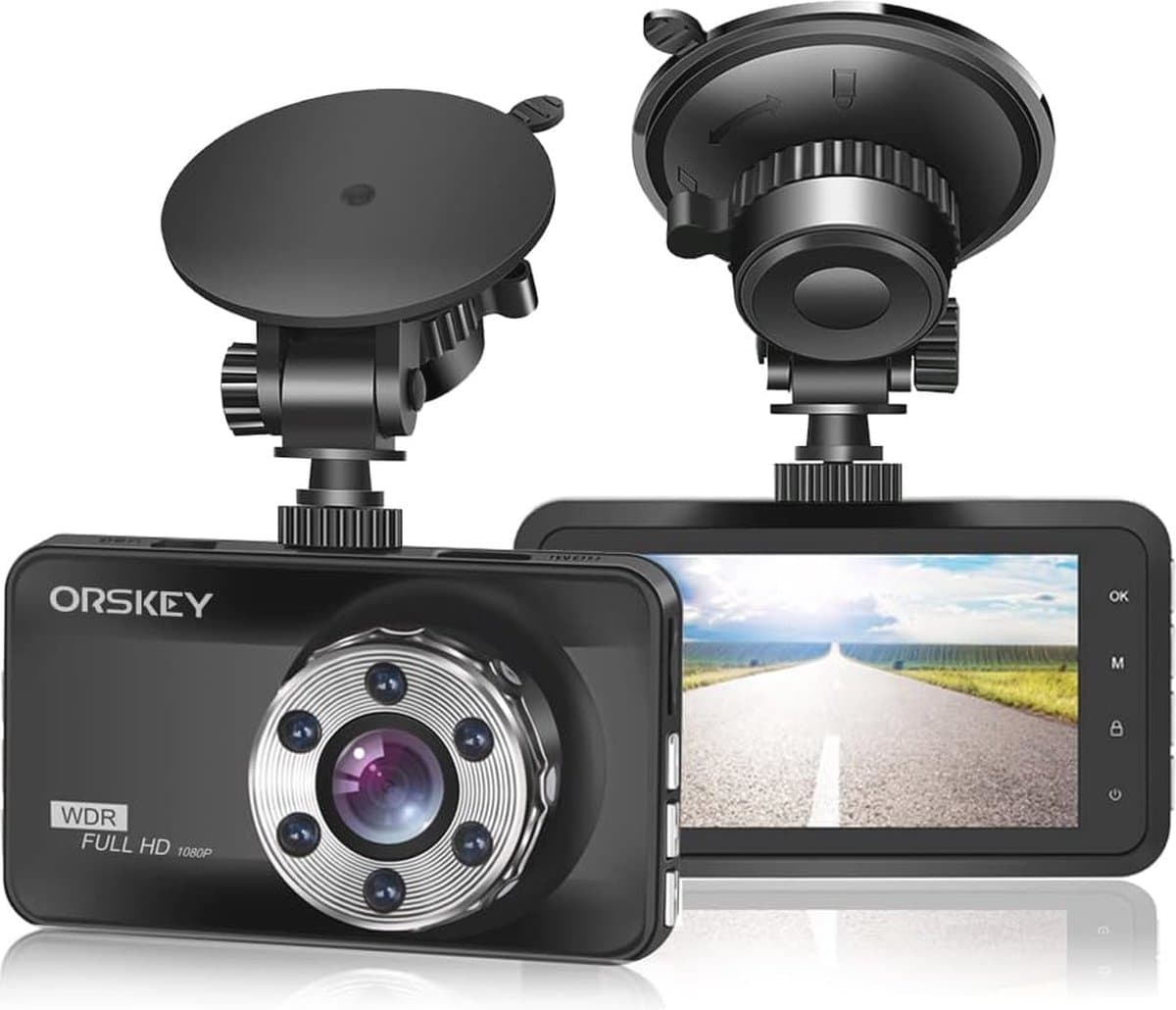 Dashcam 1080P Full HD Autocamera met Groothoek WDR en Nachtzicht — afbeelding 1