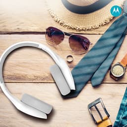 Motorola Pulse Escape - Draaloze Over-ear Bluetooth Koptelefoon - Microfoon - Waterbestendig - Wit — thumbnail 16
