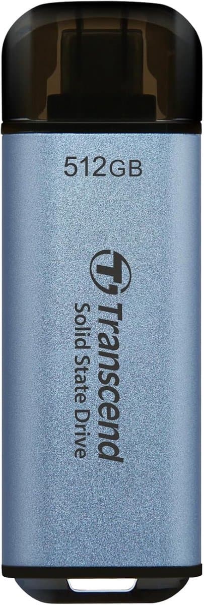 Externe SSD - Draagbare Opslag - Bestanden Overzetten - Hoge Snelheid - 512 GB - Blauw — afbeelding 1
