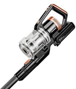Accu Steelstofzuiger - Met Dweilfunctie - Snel Huis Schoonmaken - 3 Zuigstanden - 700 ml Volume - Zwart Koper — thumbnail 4