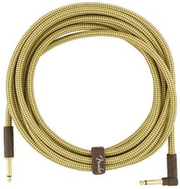 Fender Gitaarkabel Deluxe Series Tweed 3 Meter Recht/Haakse Pluggen 0990820091 — thumbnail 2