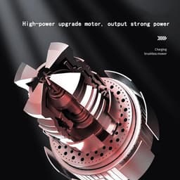 Elektrische Grasmaaier - Tuinmaaier Wiedmachine - Onkruid Verwijderen - Krachtige Oplaadbare Motor - Battery*2 - Zwart — thumbnail 3