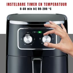 RUX® Heteluchtoven - Oven - Airfryer Oven - Zwart - 27cm x 33cm x 30cm — thumbnail 2
