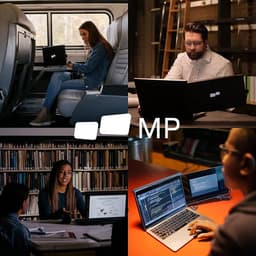 Mobile Pixels Trio Max 14 inch portable monitor – Full HD IPS laptop scherm extender – USB C USB A tweede monitor display – draagbaar extra scherm voor Windows macOS Android Switch met kickstand single screen — thumbnail 2