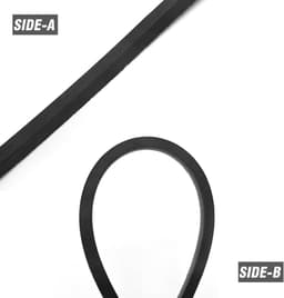 Grasmaaier Riem - Maaierband Vervangingsriem - Gazon Onderhoud - Versterkt met vezelkoorden - 102 inch x 1/2 inch - Zwart — thumbnail 4