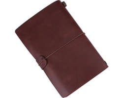 Vintage Refillable Notitieboek voor Reizen van PU Leer - Perfect voor Schrijven, Tekenen en Persoonlijke Aantekeningen in 5 Kleuren