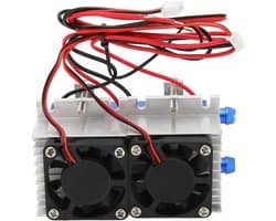 Krachtig Thermo-elektrisch Koelsysteem 144W, DC 12V 10A, Ideaal voor DIY Waterkoeling en Mini Airco's