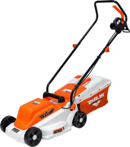 Elektrische Grasmaaier - Grasmaaier Elektrisch - Gazon Onderhouden - Verstelbare Maaihoogtes - 32 cm - Oranje — thumbnail 1