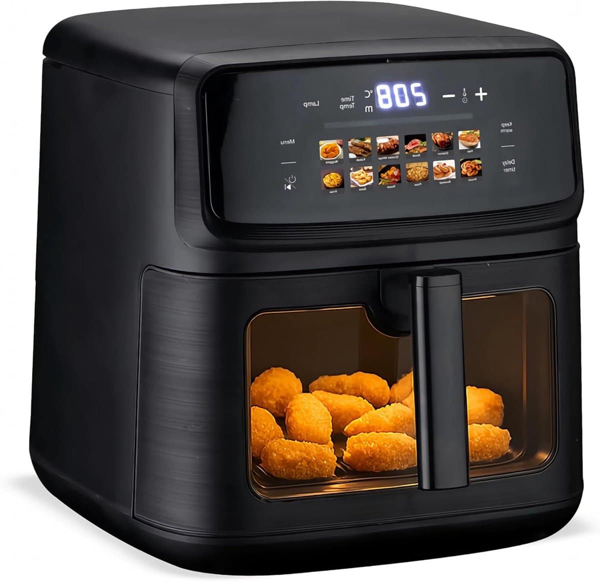Heteluchtfriteuse Oven - Airfryer XL - Gezond Koken - 12 Voorgeprogrammeerde Functies - 10 Liter - Zwart — afbeelding 1
